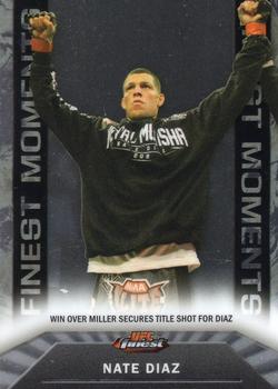 2013 Finest UFC - Finest Moments #FM-7 Nate Diaz Front