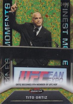 2013 Finest UFC - Finest Moments Refractors Gold #FM-9 Tito Ortiz Front