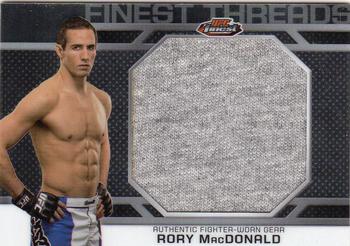 2013 Finest UFC - Finest Threads Jumbo Fighter Relics #JFT-RM Rory MacDonald Front