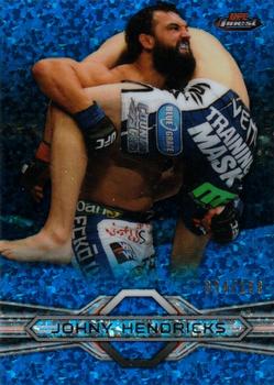 2013 Finest UFC - Refractors Blue #56 Johny Hendricks Front