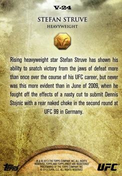 2013 Finest UFC - Valor #V-24 Stefan Struve Back