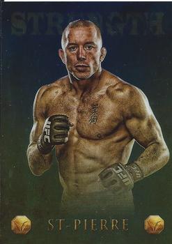 2013 Finest UFC - Valor Strength #V-2 Georges St-Pierre Front