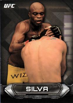 2014 Topps UFC Knockout #1 Anderson Silva Front