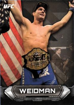2014 Topps UFC Knockout #77 Chris Weidman Front