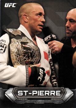 2014 Topps UFC Knockout #100 Georges St-Pierre Front