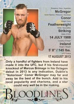 2013 Topps UFC Bloodlines - Bloodlines #BL-CM Conor McGregor Front
