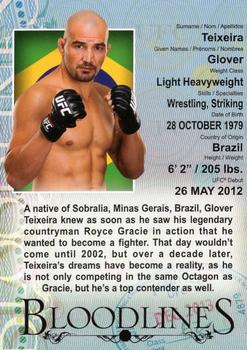 2013 Topps UFC Bloodlines - Bloodlines #BL-GT Glover Teixeira Front
