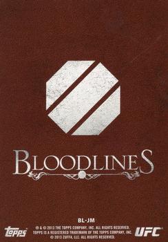 2013 Topps UFC Bloodlines - Bloodlines #BL-JM Jimi Manuwa Back