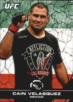 2013 Topps UFC Bloodlines - Flag Parallel #1 Cain Velasquez Front