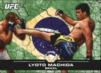 2013 Topps UFC Bloodlines - Flag Parallel #5 Lyoto Machida Front