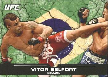 2013 Topps UFC Bloodlines - Flag Parallel #6 Vitor Belfort Front