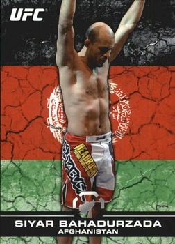 2013 Topps UFC Bloodlines - Flag Parallel #10 Siyar Bahadurzada Front