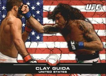2013 Topps UFC Bloodlines - Flag Parallel #29 Clay Guida Front