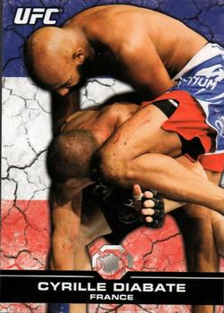 2013 Topps UFC Bloodlines - Flag Parallel #30 Cyrille Diabate Front