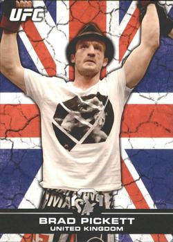 2013 Topps UFC Bloodlines - Flag Parallel #33 Brad Pickett Front