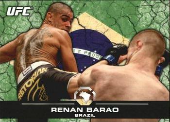 2013 Topps UFC Bloodlines - Flag Parallel #36 Renan Barao Front