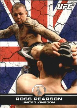 2013 Topps UFC Bloodlines - Flag Parallel #37 Ross Pearson Front