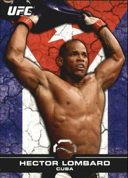 2013 Topps UFC Bloodlines - Flag Parallel #45 Hector Lombard Front