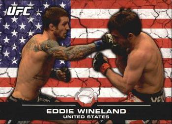 2013 Topps UFC Bloodlines - Flag Parallel #47 Eddie Wineland Front