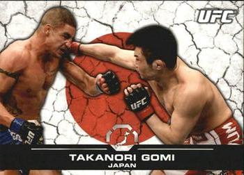 2013 Topps UFC Bloodlines - Flag Parallel #53 Takanori Gomi Front