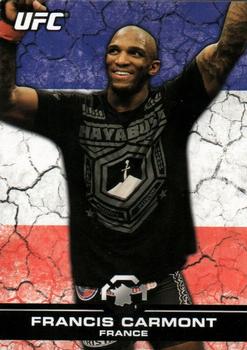 2013 Topps UFC Bloodlines - Flag Parallel #54 Francis Carmont Front