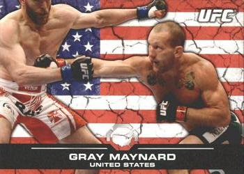 2013 Topps UFC Bloodlines - Flag Parallel #55 Gray Maynard Front