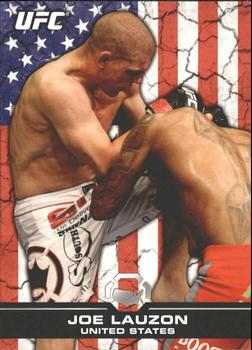 2013 Topps UFC Bloodlines - Flag Parallel #62 Joe Lauzon Front