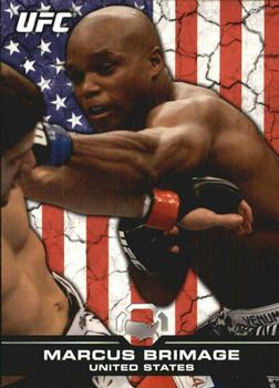 2013 Topps UFC Bloodlines - Flag Parallel #78 Marcus Brimage Front
