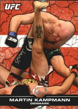 2013 Topps UFC Bloodlines - Flag Parallel #80 Martin Kampmann Front