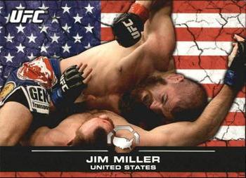 2013 Topps UFC Bloodlines - Flag Parallel #92 Jim Miller Front