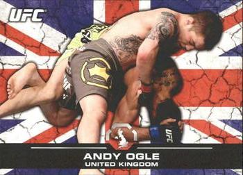 2013 Topps UFC Bloodlines - Flag Parallel #111 Andy Ogle Front