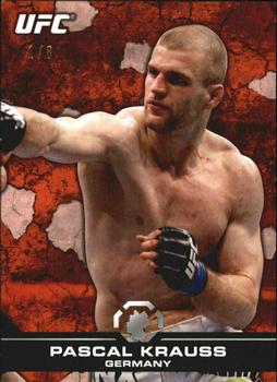 2013 Topps UFC Bloodlines - Red #122 Pascal Krauss Front