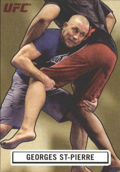 2013 Topps UFC Bloodlines - Octagon-side Black #OS-GS Georges St-Pierre Front