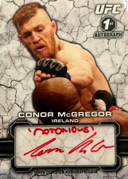 2013 Topps UFC Bloodlines - Autographs Red Ink #FA-CM Conor McGregor Front