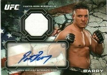 2013 Topps UFC Bloodlines - Bloodlines Autographed Relics #FAR-PB Pat Barry Front