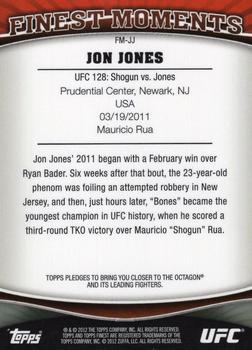 2012 Finest UFC - Finest Moments #FM-JJ Jon Jones Back