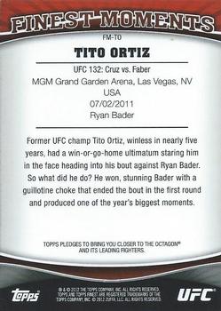 2012 Finest UFC - Finest Moments #FM-TO Tito Ortiz Back