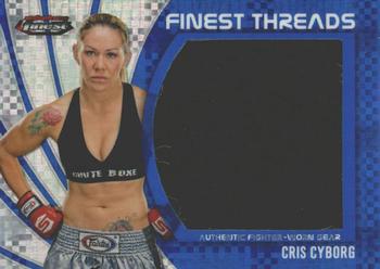 2012 Finest UFC - Finest Threads Jumbo Fighter Relics X-Fractors #JFT-CC Cris Cyborg Front