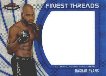 2012 Finest UFC - Finest Threads Jumbo Fighter Relics X-Fractors #JFT-RE Rashad Evans Front