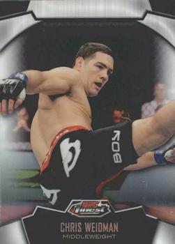 2012 Finest UFC - Refractors #57 Chris Weidman Front