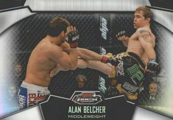 2012 Finest UFC - Refractors #92 Alan Belcher Front