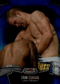 2012 Finest UFC - X-Fractors #8 Evan Dunham Front