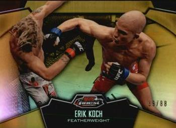 2012 Finest UFC - Refractors Gold #55 Erik Koch Front