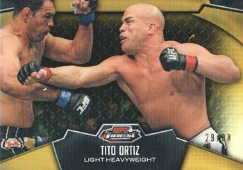 2012 Finest UFC - Refractors Gold #75 Tito Ortiz Front