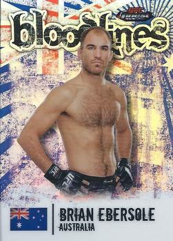 2012 Finest UFC - Bloodlines #BL-BE Brian Ebersole Front