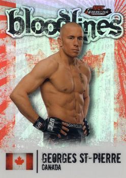 2012 Finest UFC - Bloodlines #BL-GS Georges St-Pierre Front