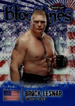 2012 Finest UFC - Bloodlines X-Fractors #BL-BL Brock Lesnar Front