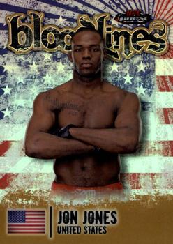 2012 Finest UFC - Bloodlines Refractors Gold #BL-JJ Jon Jones Front