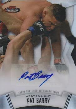 2012 Finest UFC - Autographs #A-PB Pat Barry Front
