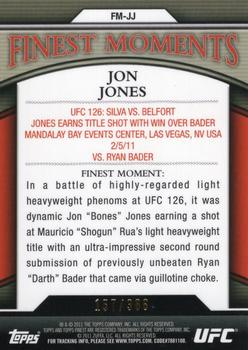 2011 Finest UFC - Finest Moments #FM-JJ Jon Jones Back